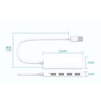 HUB集線器-4口USB 2.0-塑料材質_4